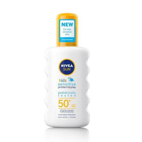 Nivea Sun Kids Sensitive Protect and Play SPF 50+ 6.76 fl oz (200 ml)