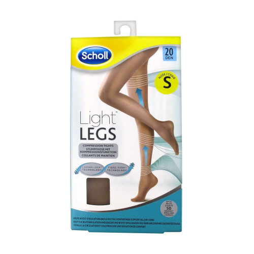Scholl Light Legs Relief Tights for Swollen and Tired Legs 20 Den Nude S