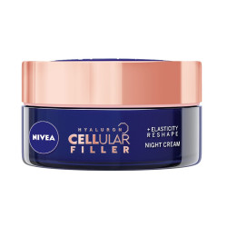 Nivea Hyaluron Cellular Filler Elasticity Reshape Anti-Wrinkle Cream Night 1.69 fl oz (50 ml)