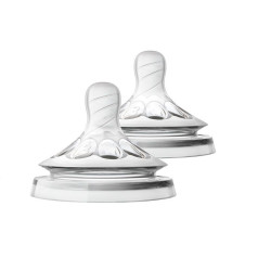Philips Avent Natural Medium Anti-Colic Teat 2 Holes 3+ Months 2 pcs