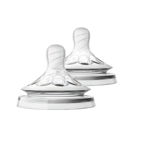 Philips Avent Natural Medium Anti-Colic Teat 2 Holes 3+ Months 2 pcs