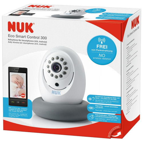 Nuk Eco Smart Control 300 Baby Monitor for Control and Monitoring