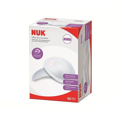Nuk Ultra Dry Comfort Gentle Breathable Nursing Pads 60 pcs