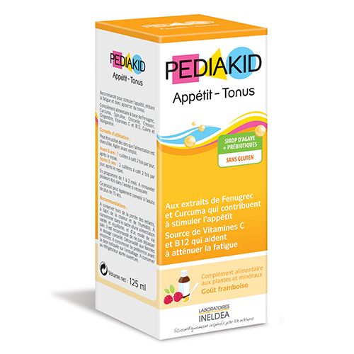 Pediakid Syrup for Children for Health Tone and Appetite Stimulation 4.23 fl oz (125 ml)