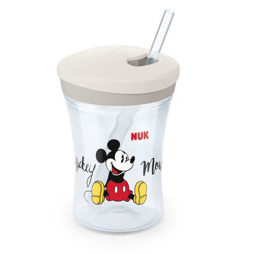 Nuk Evolution Action Cup Comfortable Cup with Mickey Straw for Children 12+ Months 7.78 fl oz (230 ml)