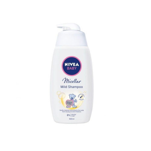 Nivea Baby Micellar Sensitive Shampoo Mild Protect 16.91 fl oz (500 ml)