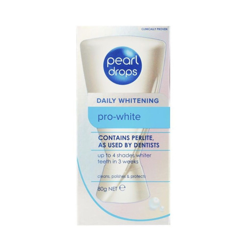 Pearl Drops Pro-White Daily Whitening and Polishing Toothpaste for a White and Radiant Smile 1.69 fl oz (50 ml)