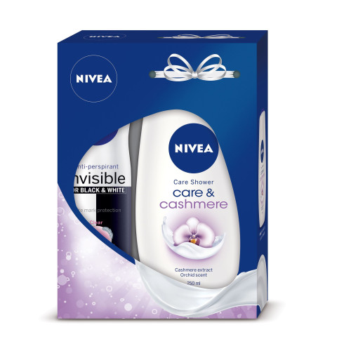 Nivea Invisible + Shower Gel Promo Set + Deodorant Spray