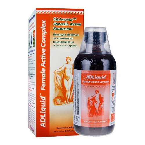 Ad Medicine ADLiquid Female Active Complex for Hormonal Imbalance Menopause and Women's Health Support 8.01 fl oz (237 ml)