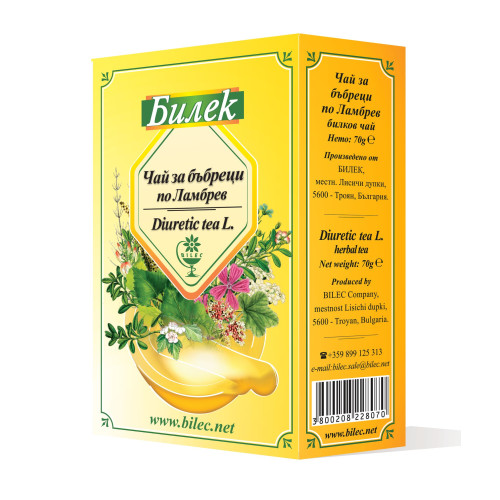 Bilek Tea for Kidney Stones by Professor Lambrev 30 Filter Bags