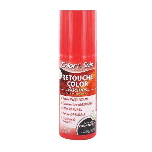 3Chenes Color and Soin Hair Coloring Spray Drak Chestnut Color 2.54 fl oz (75 ml)