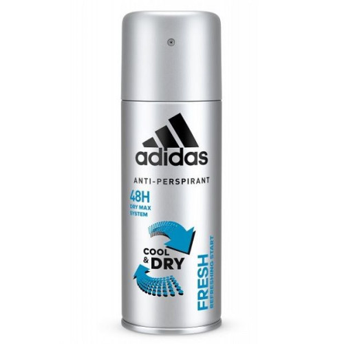 Adidas Fresh 48h Men's Deodorant Spray 5.07 fl oz (150 ml)