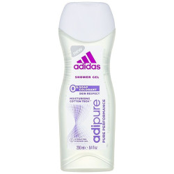 Adidas Adipure Moisturizing Shower Gel for Women Without Soaps and Colorants 8.45 fl oz (250 ml)