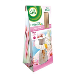 Air Wick Reed Diffuser Magnolia and Cherry Blossom Rattan Stick Air Freshener 0.85 fl oz (25 ml)
