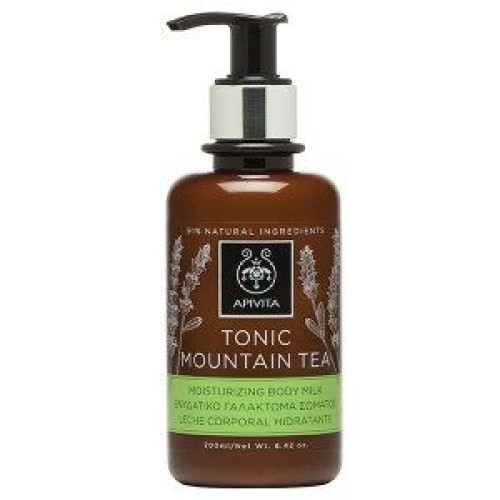 Apivita Mountain Tea Toning Body Milk with Mountain Tea 6.76 fl oz (200 ml)