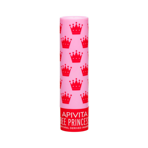 Apivita Lip Balm Bee Princess Children's Moisturizing with Apricot Flavor 0.16 oz (4.4 g)