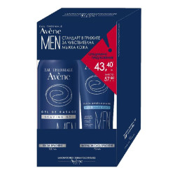 Avene Men Promo Set for Men Shaving Gel and After Shave Fluid