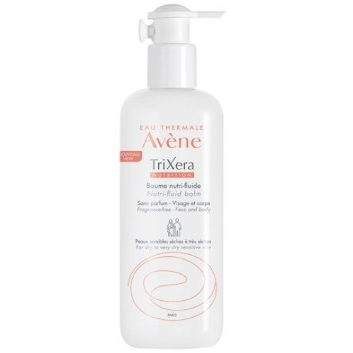 Avene Trixera Nutrition Fluid Balm for Face and Body for Dry Skin 13.53 fl oz (400 ml)