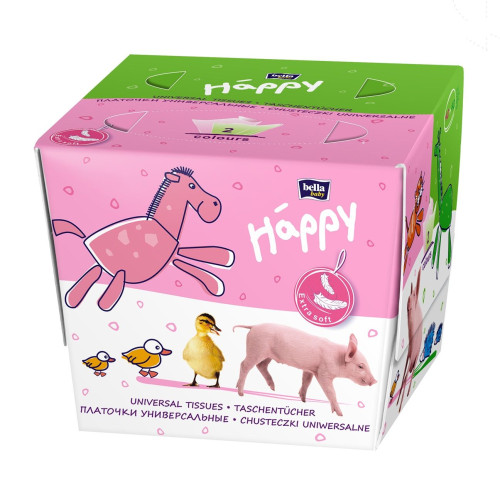 Bella Happy Two-color Universal Dry Wipes 240 pcs
