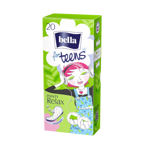 Bella for Teens Panty Relax Daily Sanitary Pads 20 pcs
