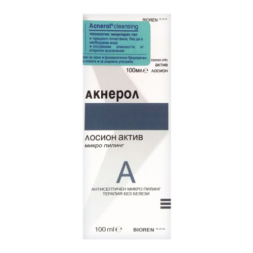 Bioren Acnerol Active Lotion for Antiseptic Micro Peeling 3.38 fl oz (100 ml)