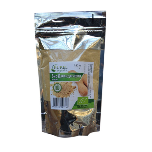 Burel Organics Organic Ginger Powder 3.53 oz (100 g)