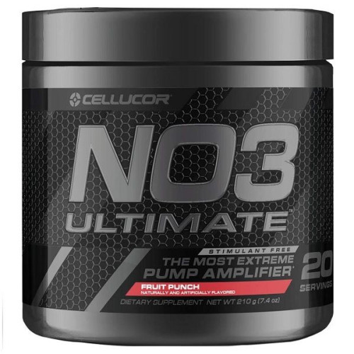 Cellucor NO3 Ultimate Pre-Workout Product Fruit Punch 7.41 oz (210 g)