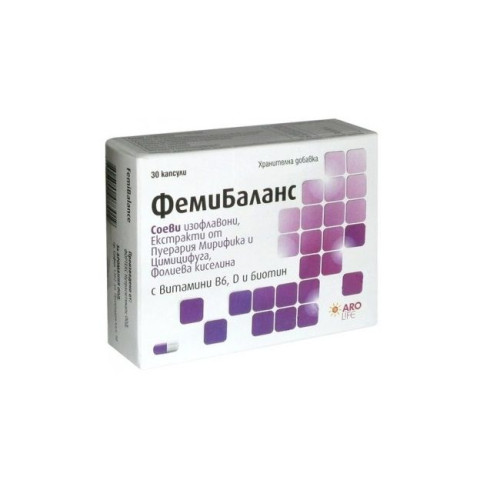 Aro Life Femibalance Special Dietary Supplement for Menopause 30 Capsules