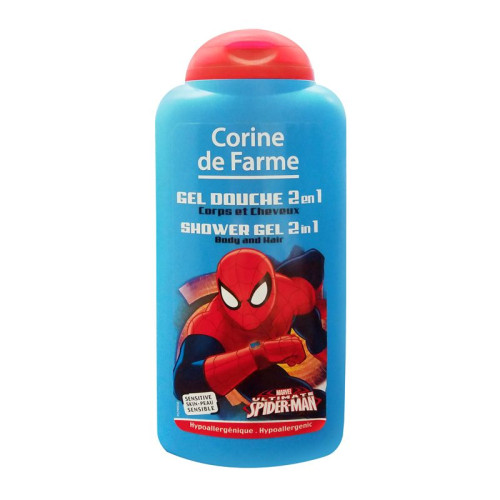 Corine De Farme Disney Spiderman Gentle Wash Gel for Hair and Body 8.45 fl oz (250 ml)