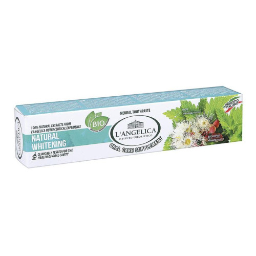 Langelica Bio Whitening Toothpaste with Eucalyptus and Sage 2.54 fl oz (75 ml)