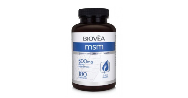 Empty Bio Msm Biovea msm 500mg 180 capsules - MegaRemedy.com