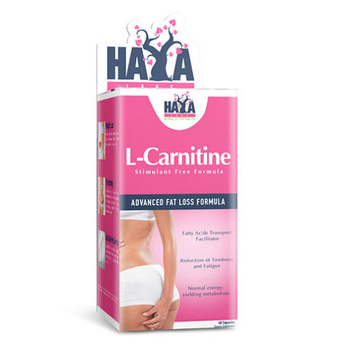 Haya Labs L-Carnitine 250 mg 60 Capsules