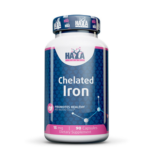 Haya Labs Chelated Iron 15mg 90 Capsules