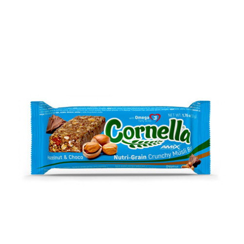 Amix Cornella Muesli Bar Hazelnut and Chocolate 1.76 oz (50 g)