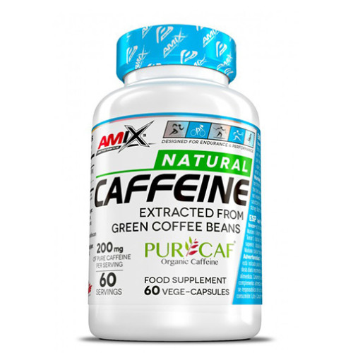 Amix Natural Caffeine Purcaf 60 Vcaps