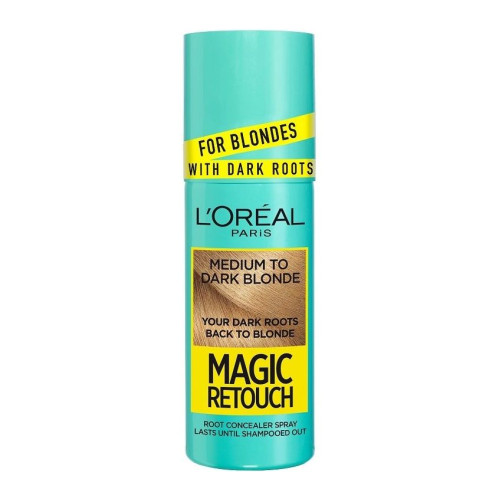 L'oreal Magic Retouch Spray for Blonde Hair to Cover Dark Roots Medium to Dark 2.54 fl oz (75 ml)