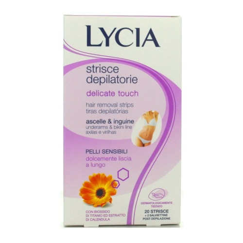 Lycia Hair Removal Strips for Underarms and Bikini Line 20 pcs