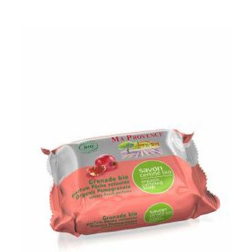 Ma Provence Organic Soap with Pomegranate and Peach 5.29 oz (150 g)