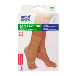 Med Textile Elastic Ankle Brace with Medium Fixation Size L 1 pc