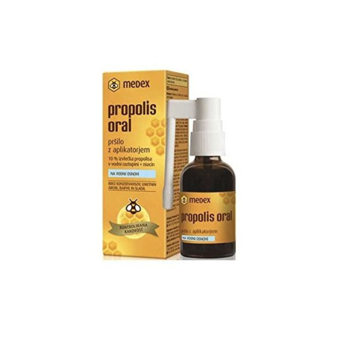Medex Propolis Spray for Bad Breath 1.01 fl oz (30 ml)