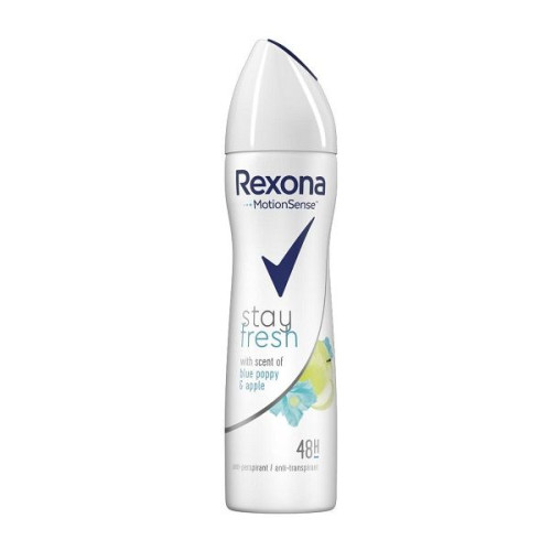 Rexona Motionsense Stay Fresh Blue Poppy and Apple Deodorant Spray for Women 5.07 fl oz (150 ml)