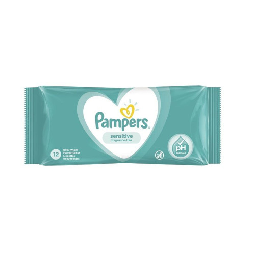 Pampers Sensitive Wet Wipes 12 pcs