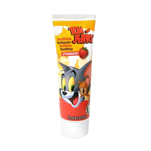 Disney Tom and Jerry Toothpaste for Children 3-6 Years Old with Strawberry Flavor 2.54 fl oz (75 ml)