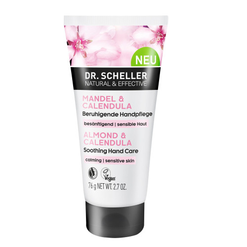 Dr. Scheller Intensive Hand Cream with Calendula and Almond for Sensitive Skin 2.54 fl oz (75 ml)