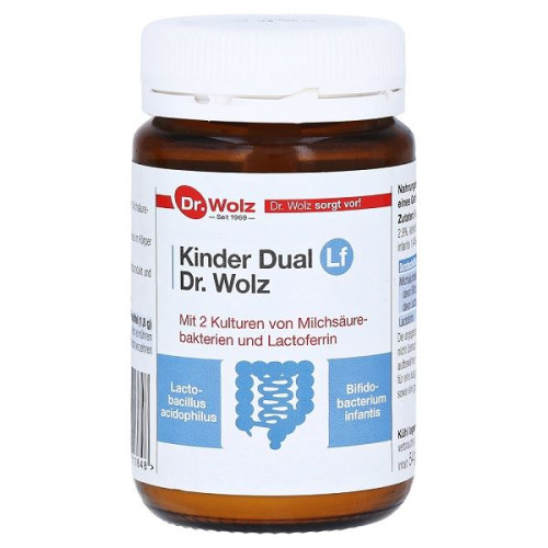 Dr. Wolz Kinder Dual Lf Lactoferrin Powder for Healthy Intestinal Flora in Children 1.9 oz (54 g)