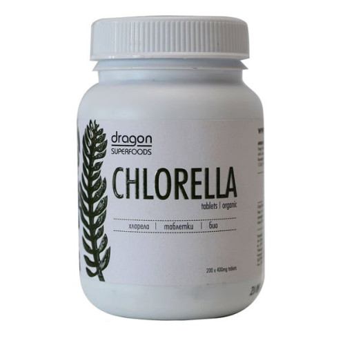 Dragon Superfoods Chlorella 400 mg 200 Tablets