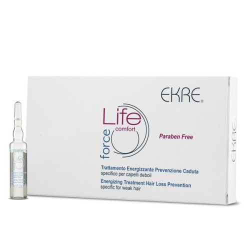Ekre Life Comfort Ampoules for Hair Against Hair Loss 10 Ampoules 0.27 fl oz (8 ml)