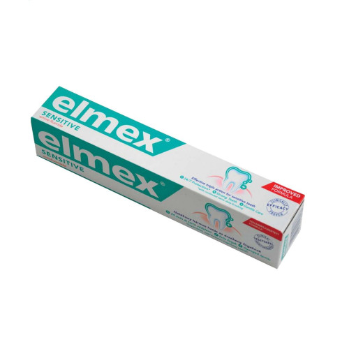 Elmex Sensitive Toothpaste for Sensitive Teeth with Amine Fluoride 2.54 fl oz (75 ml)