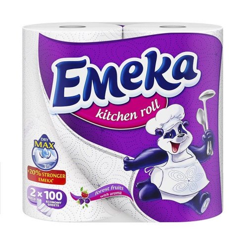 Emeka Wild Berries 3-ply Kitchen Roll with Forest Fruit Scent 2 Rolls