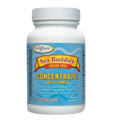 Enzymatic Therapy Sea Buddies Concentrate for Focus and Memory 60 Vcaps